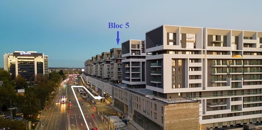Sunshine - New & Quiet 1Br Apt, Business Area, Close To Airport, Highway A3, Subway 부쿠레슈티 외부 사진